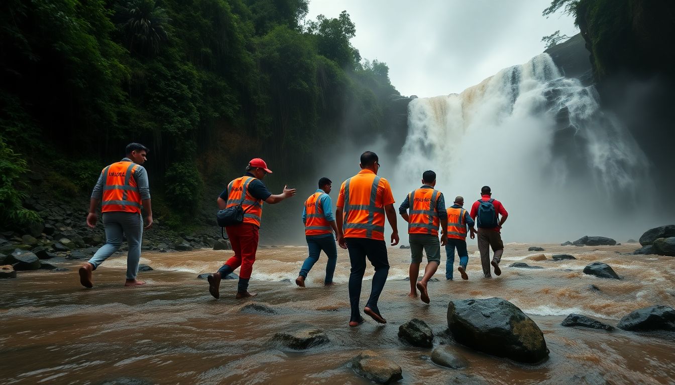80 Tourists From Mumbai Rescued From Overflowing Zenith Waterfall In Khopoli