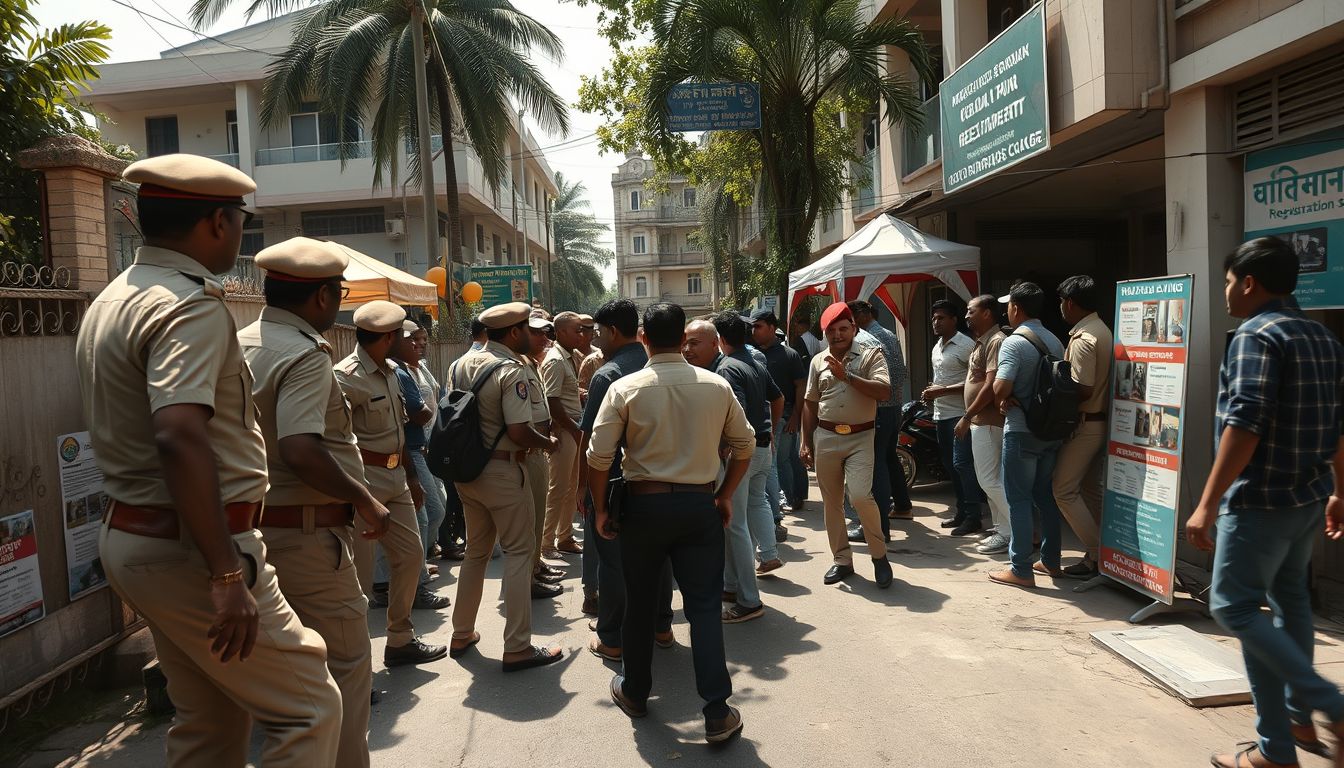 MNS Student Wing and ABVP Clash Outside Sathaye College in Vile Parle