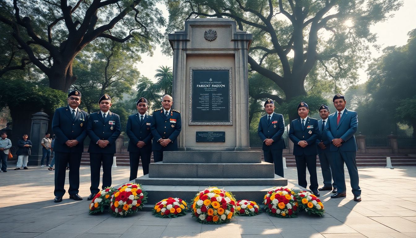 Veterans and Citizens Honour Parsi War Martyrs at Khareghat Colony Cenotaph