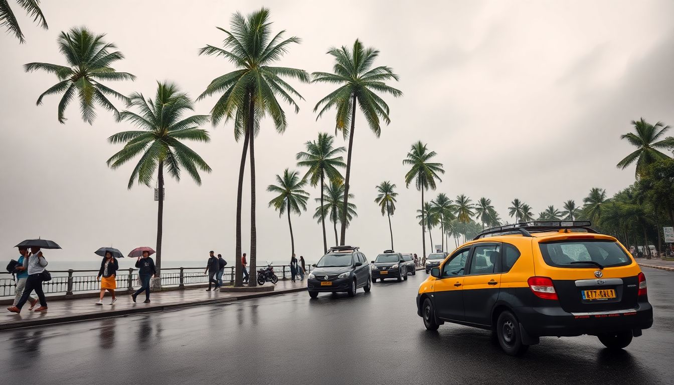 IMD Forecasts Moderate Rain and Gusty Winds for Mumbai With No Weather Alert