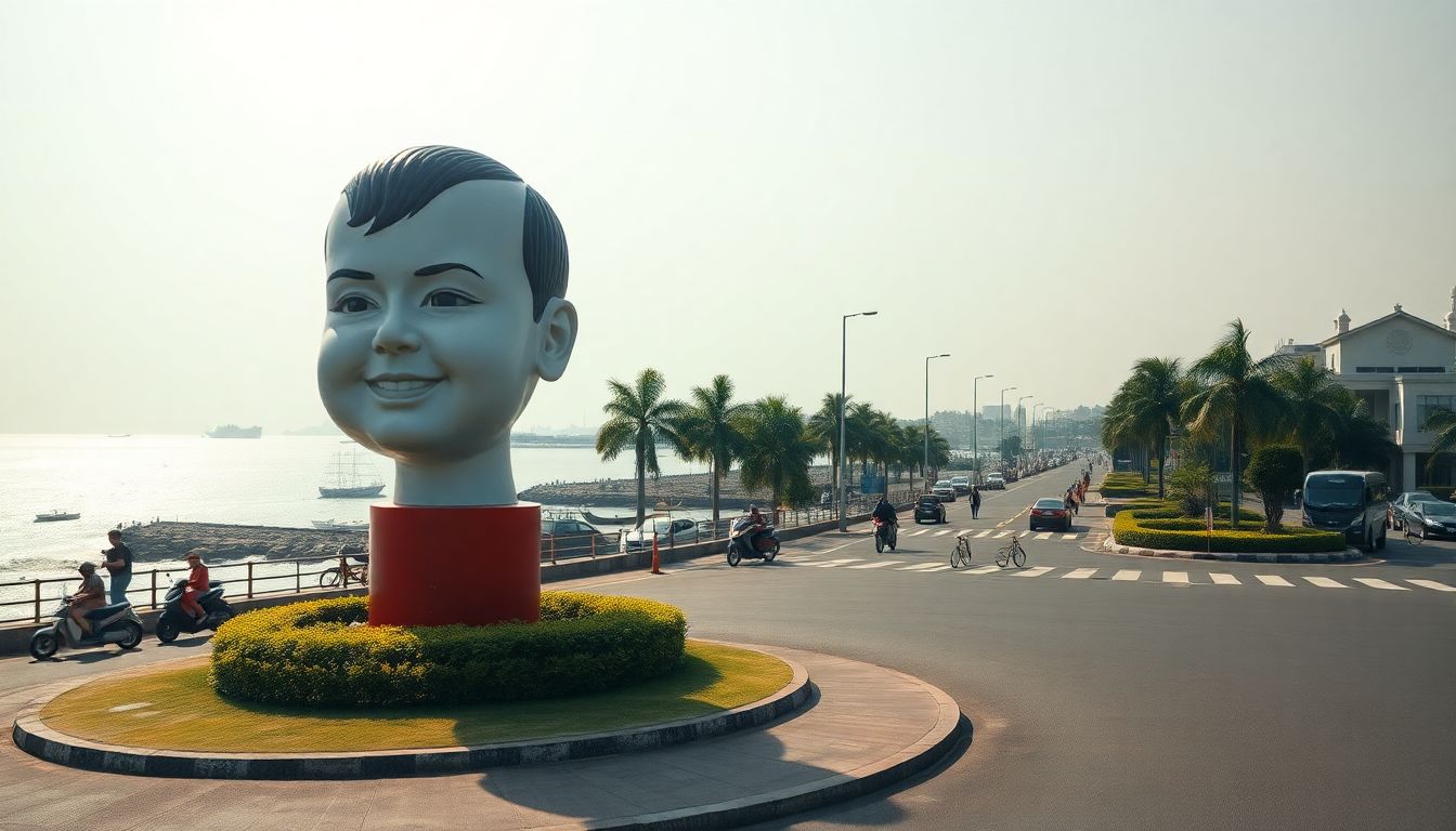 Ceat and BMC to replace iconic Nariman Point baby head sculpture with stone elephant