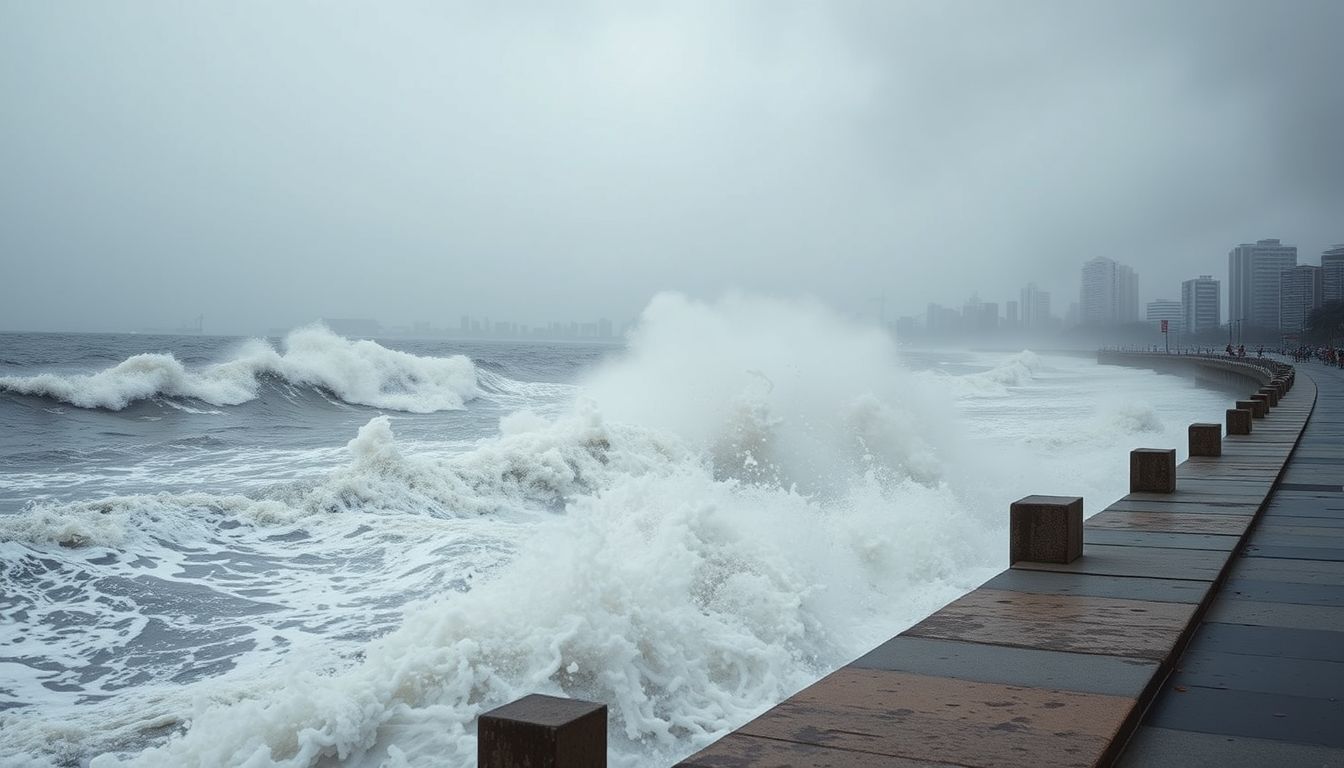 Mumbai Forecast Predicts Light Rain and 4.73-Metre High Tide on Saturday