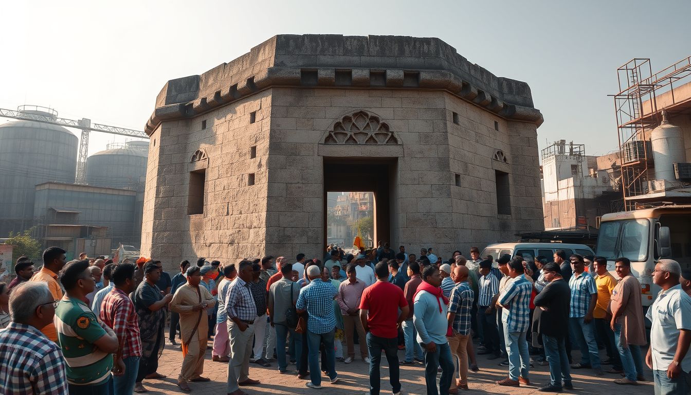 Citizens Launch Agitation to Protect Historic Bastion in Mahape MIDC
