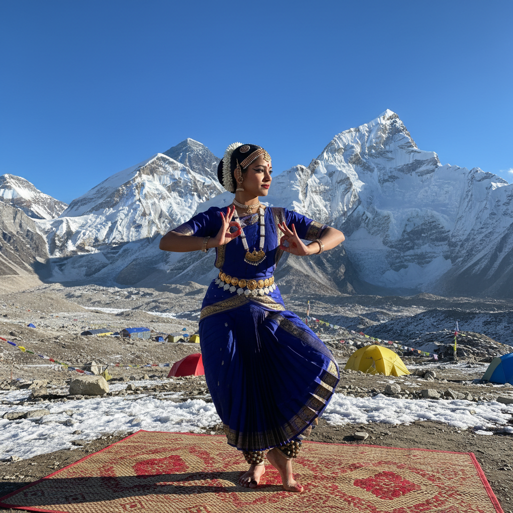 Mulund Climber Saanika Shah Summits Mount Everest and Performs Dance at Base Camp