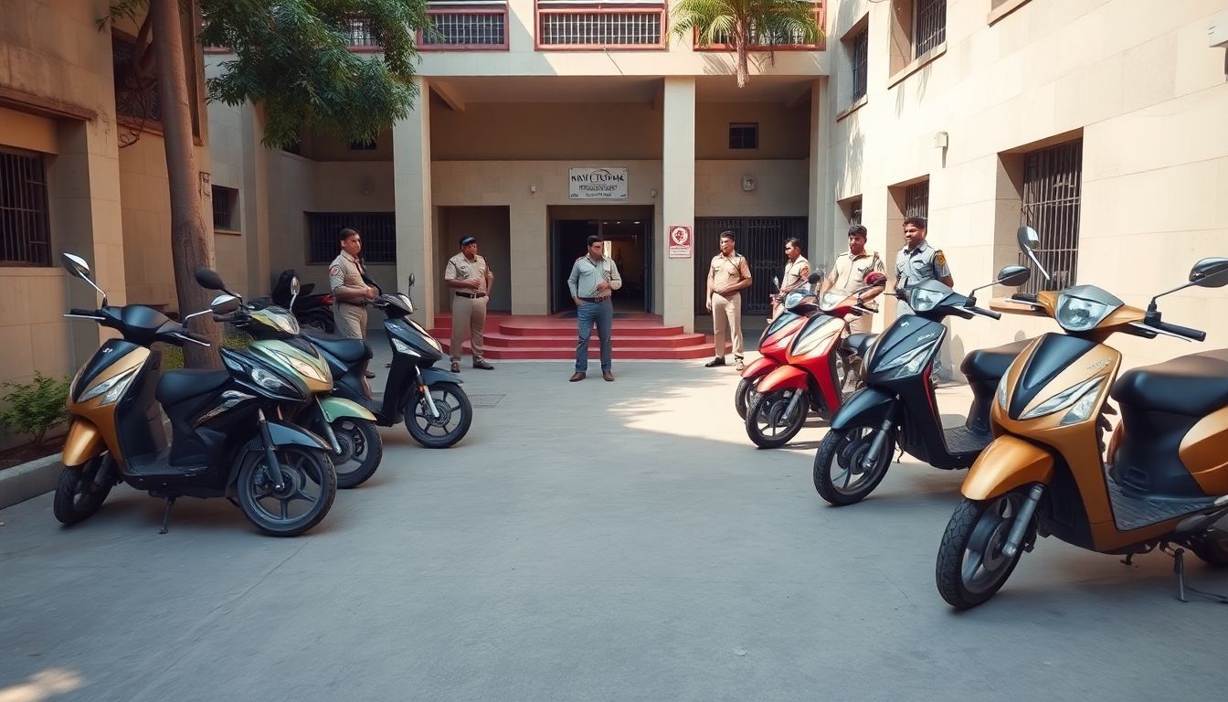APMC Police Arrest Two Men, Recover Six Stolen Scooters in Navi Mumbai