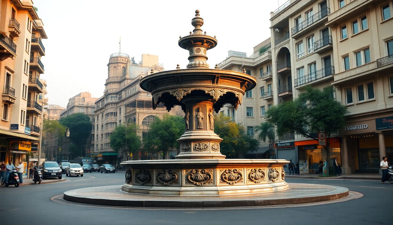 Scaffolding Removed From Renovated 159-Year-Old Fitzgerald Fountain in Dhobi Talao
