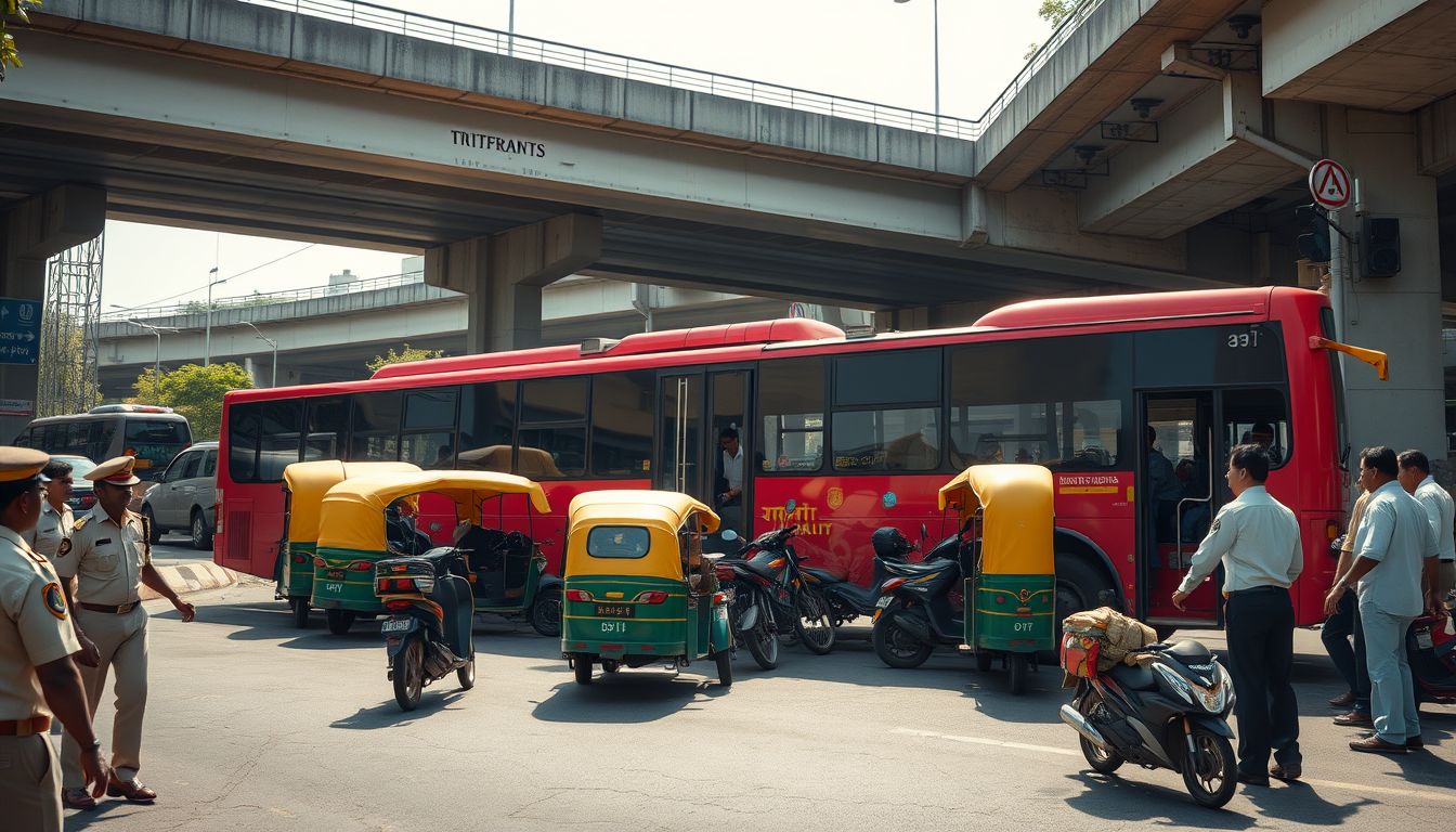 BEST Bus Crashes into Six Vehicles at Andheri's Gokhale Bridge Signal, 3 Injured