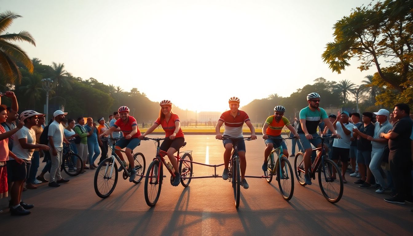 Visually Impaired and Sighted Cyclists Begin Tandem Wari From Dadar