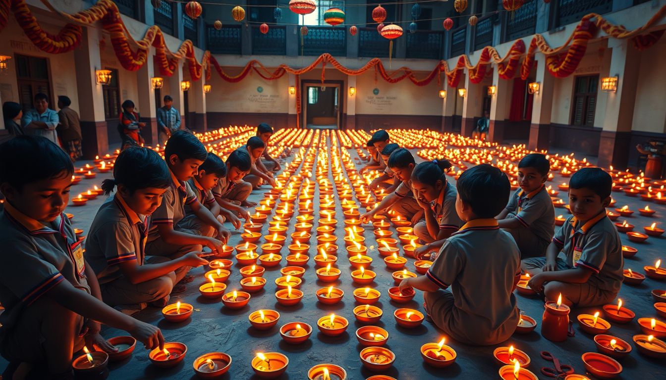 Over 650 Students Celebrate Deepotsav at Balak Mandir Sanstha School in Kalyan