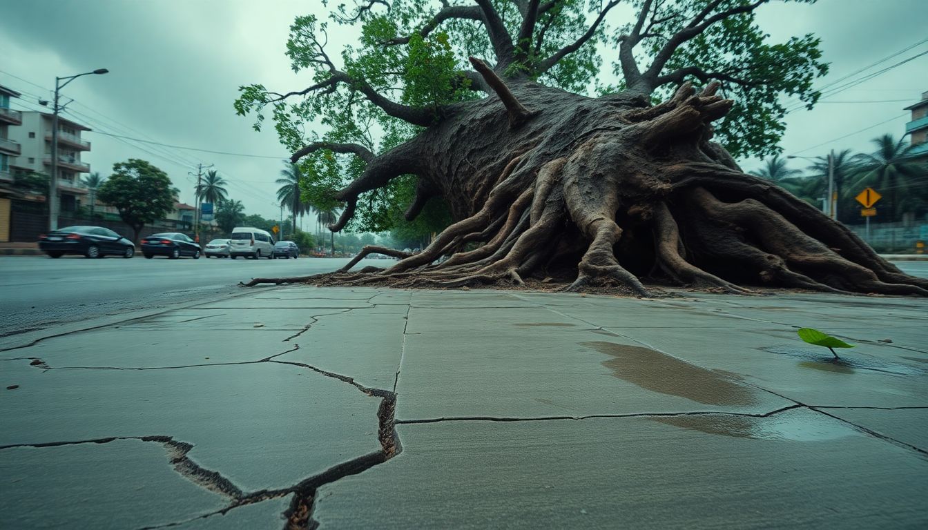 BMC and Navi Mumbai Clash Over Whether Road Concretisation Causes Trees to Fall