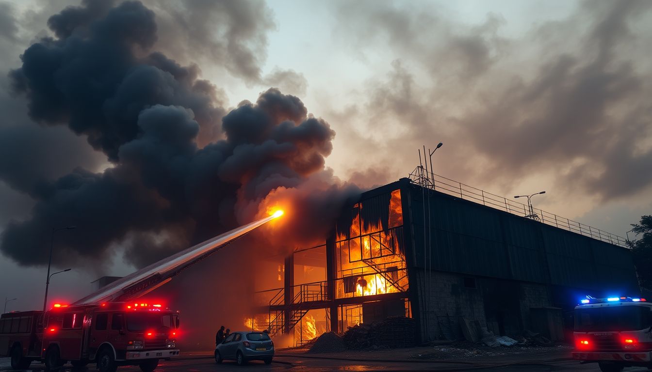 Fire Destroys Plastic Manufacturing Unit in Thane's Upvan Industrial Area