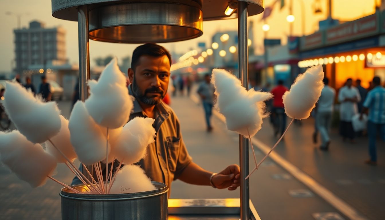 Mumbai Street Vendors Serve White Cotton Candy Following FDA Crackdown