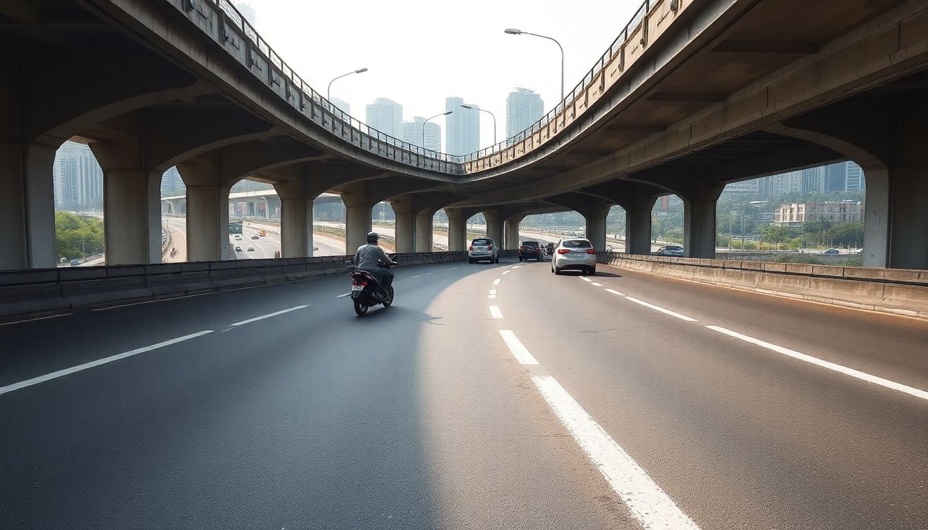 BMC Adds Rumble Strips to Mrinaltai Gore Flyover Arm Towards Relief Road