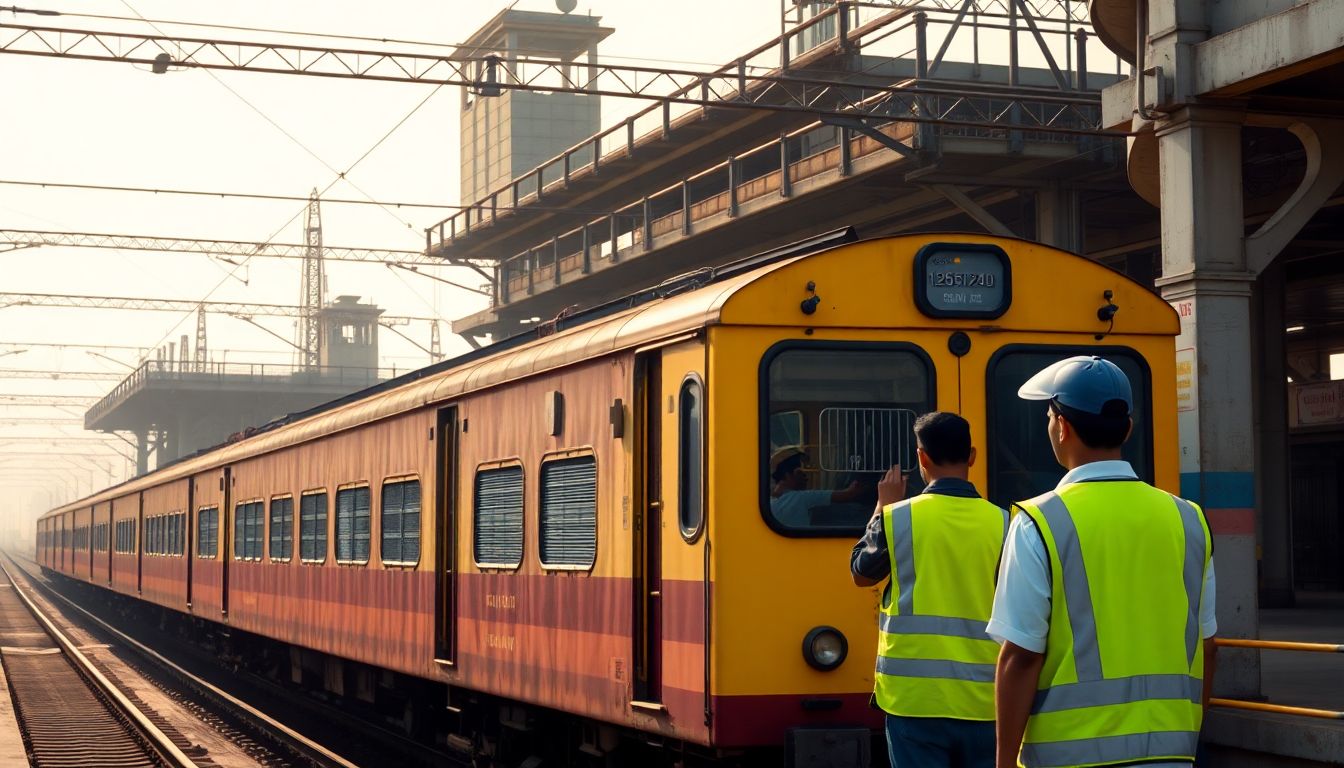 Falling Deck Material Near Mulund Disrupts Central Railway Services