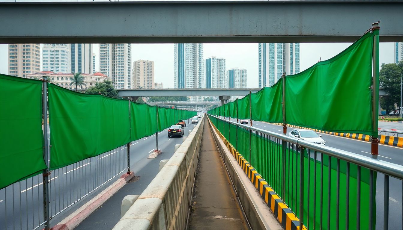 BMC Installs View-Cutters and Barricades on Parel Bridge for Ganpati