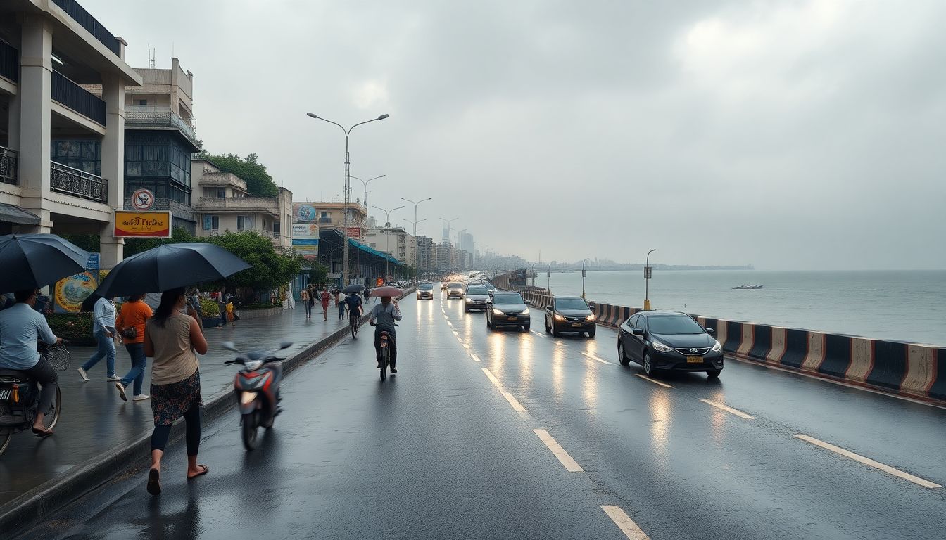 IMD Forecasts Light to Moderate Showers for Thane, Mumbai, and Palghar