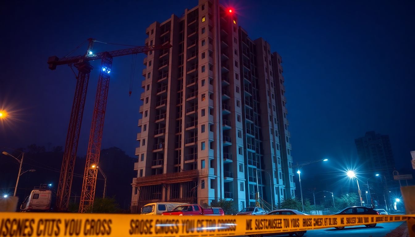 Crane crash from 11th floor kills 21-year-old student at Mira Road in Mumbai