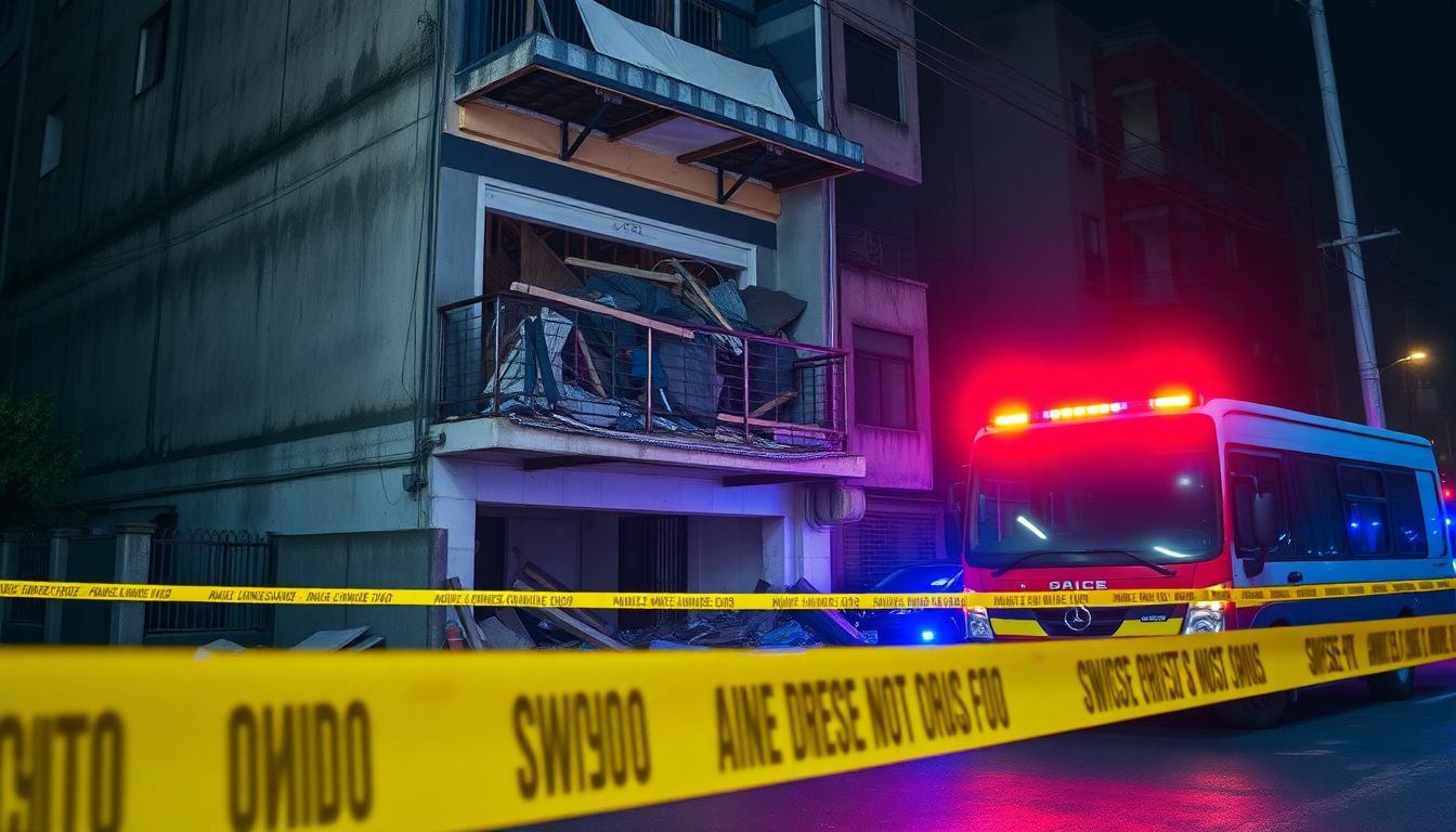 Pedestrian Dies After Balcony Collapses at Surya Prakash Building in Walkeshwar