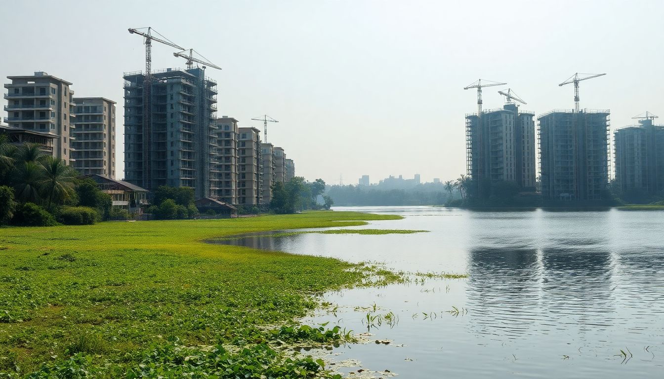 MP Ravindra Waikar Flags Illegal Construction Around Powai and Vihar Lakes