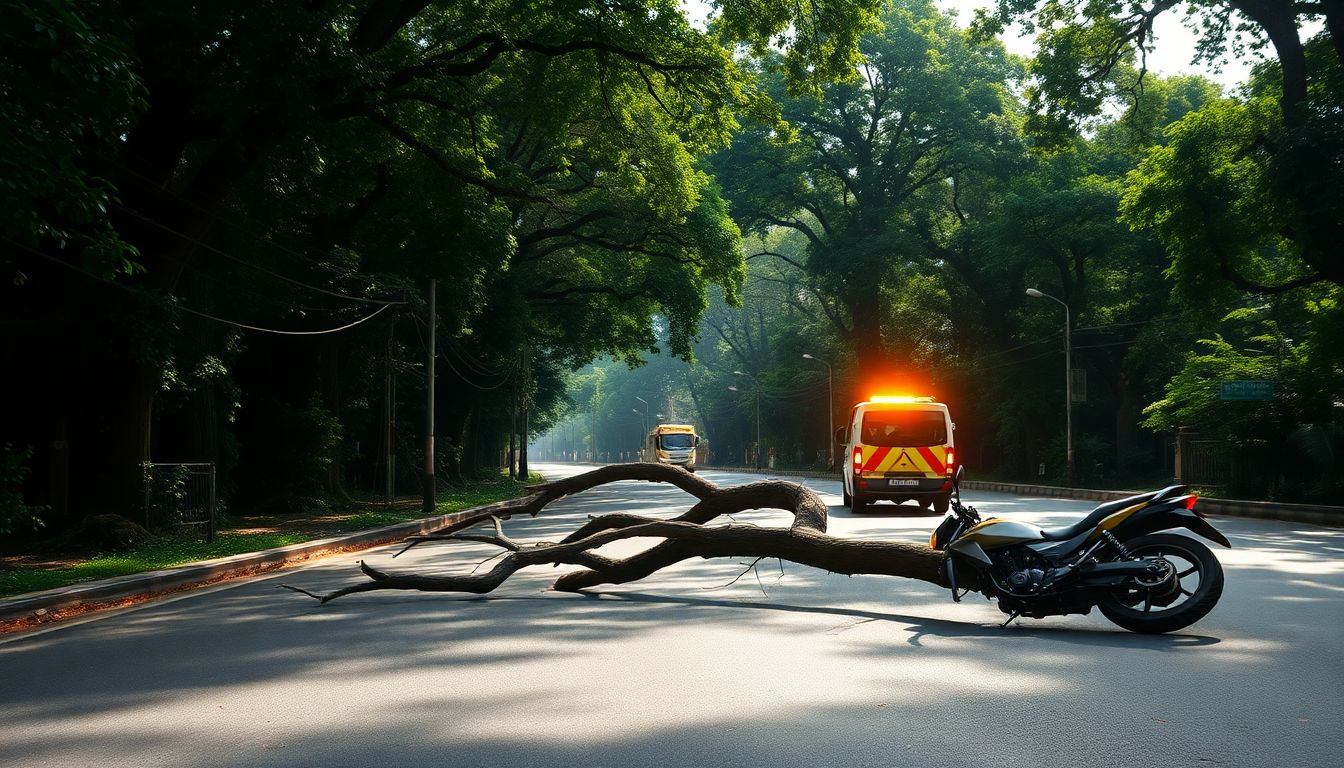 20-Year-Old Motorcyclist Killed by Falling Tree Branch in Aarey Colony
