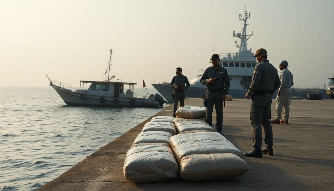 Agencies Seize 526 kg of Drugs from Boat Brought to Coast Near Palghar Border