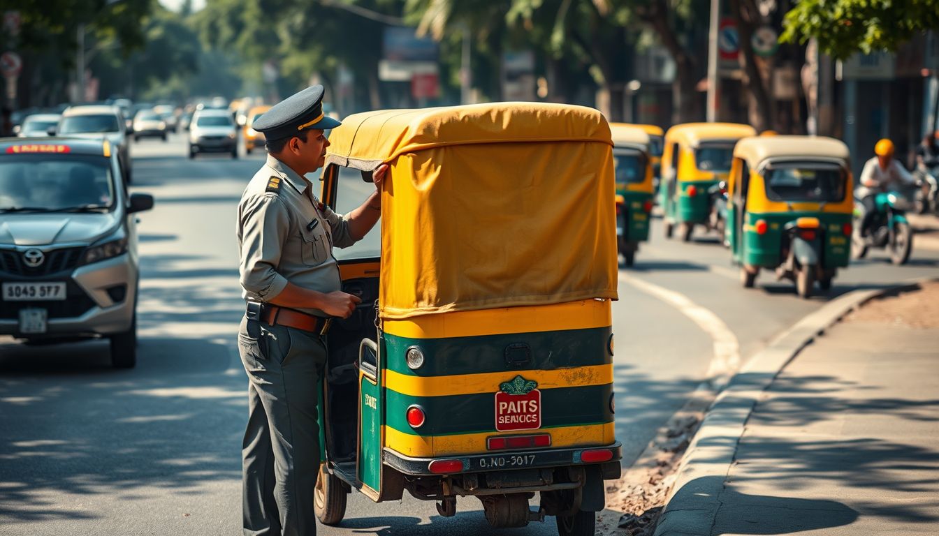 Thane RTO Squads Begin Checking Auto Drivers for Marathi Proficiency