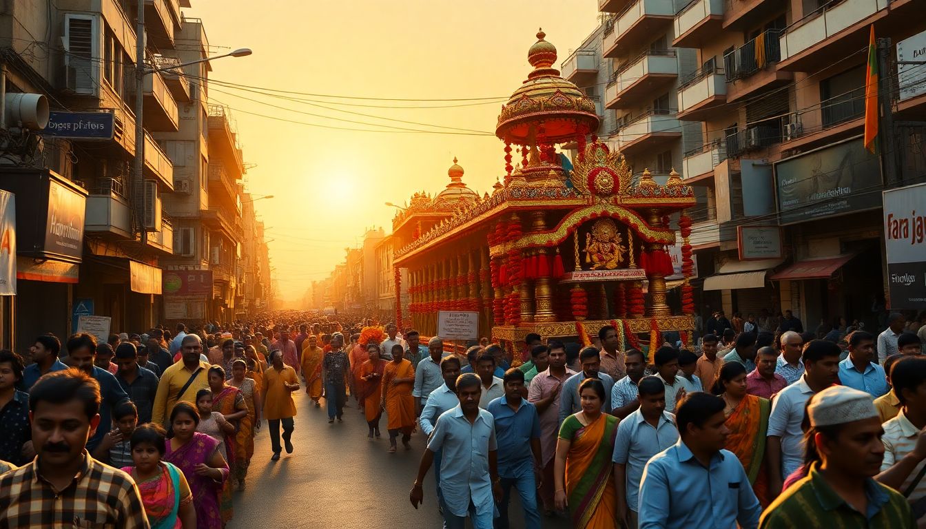 Devotees Celebrate Jagannath Rath Yatra in Sion, Sakinaka, and Babulnath
