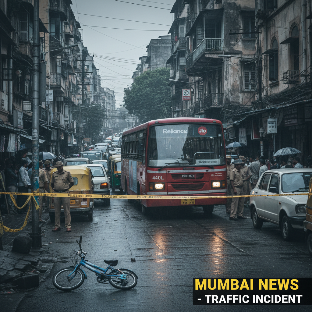 BEST Bus Driver Arrested After 9-Year-Old Boy Killed In Malad Bicycle Accident