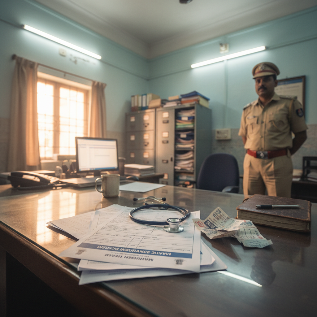 Meghwadi Police Arrest Kharghar Doctor For Fake Varicose Veins Insurance Claim