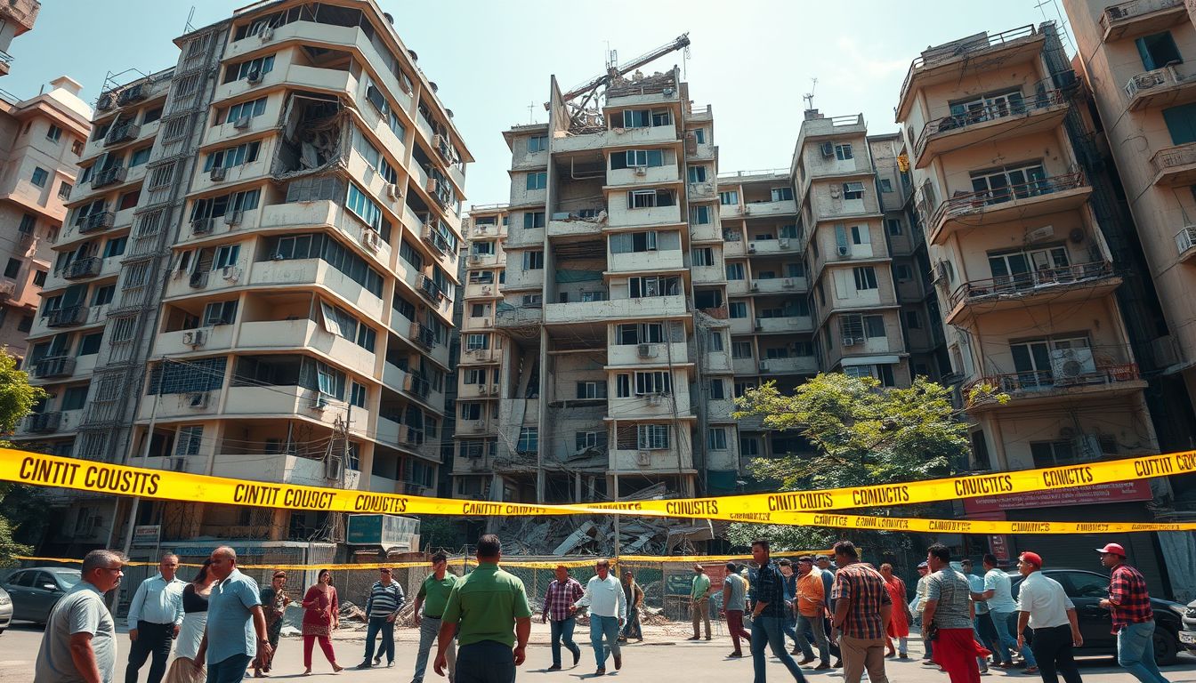 One Injured in Ceiling Slab Collapse at Ulhasnagar Residential Building