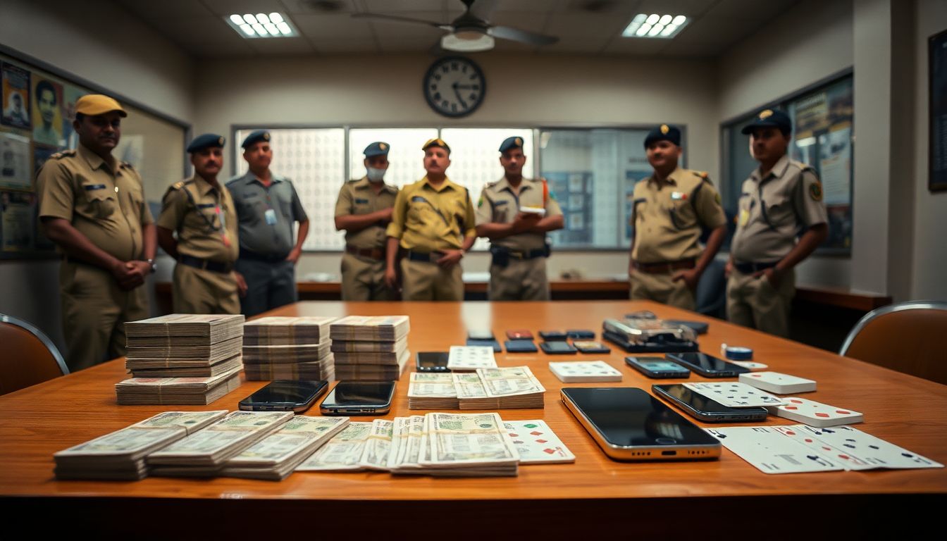 Police Apprehend 27, Seize Rs 17.84 Lakh in Latur Gambling Raids