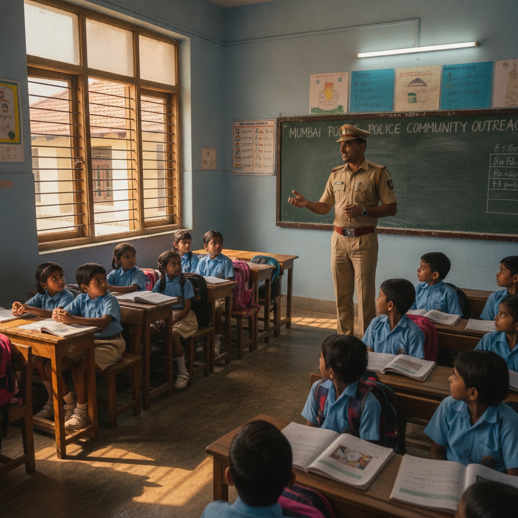 Mumbai Police ANC Conducts Drug Awareness Campaign Across 100 BMC Schools
