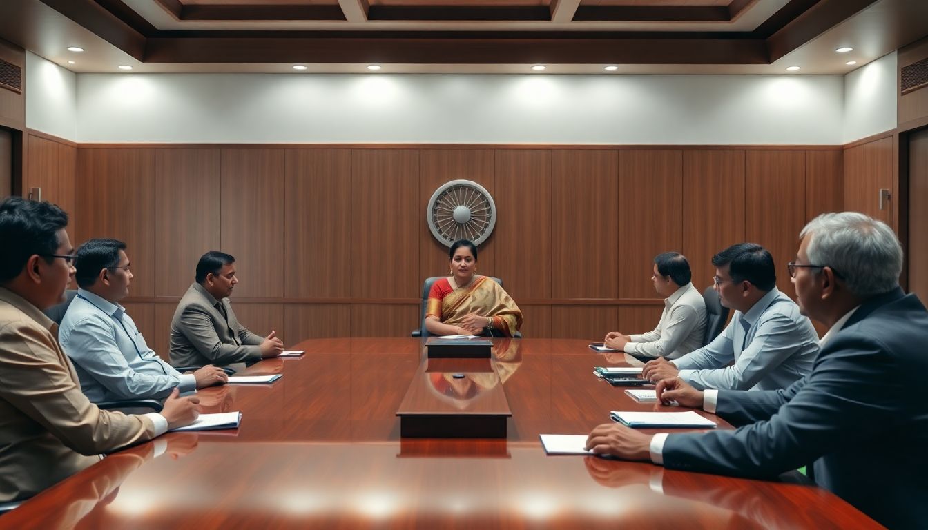 Sunetra Pawar Chairs NCP Core Committee Meeting at Devgiri in Mumbai