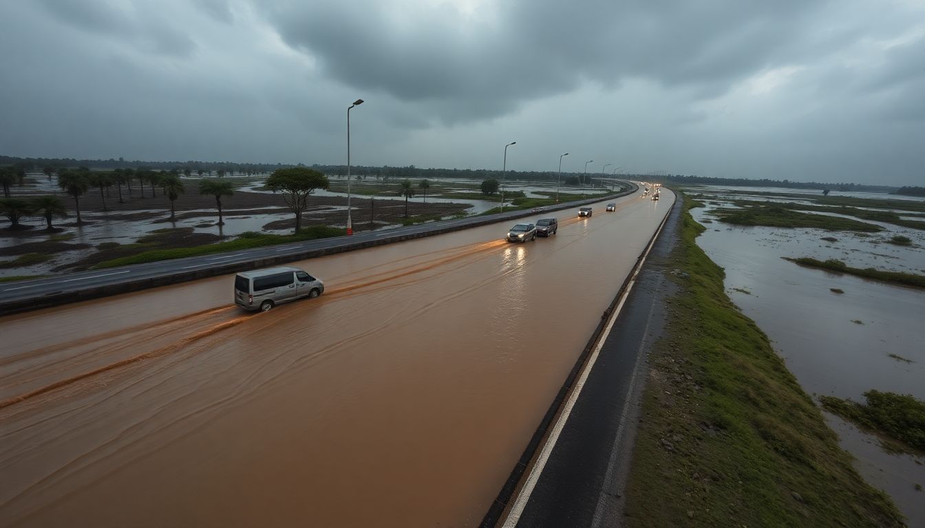 NGO blames wetland destruction for Mumbai-Ahmedabad Highway flooding in Vasai-Virar