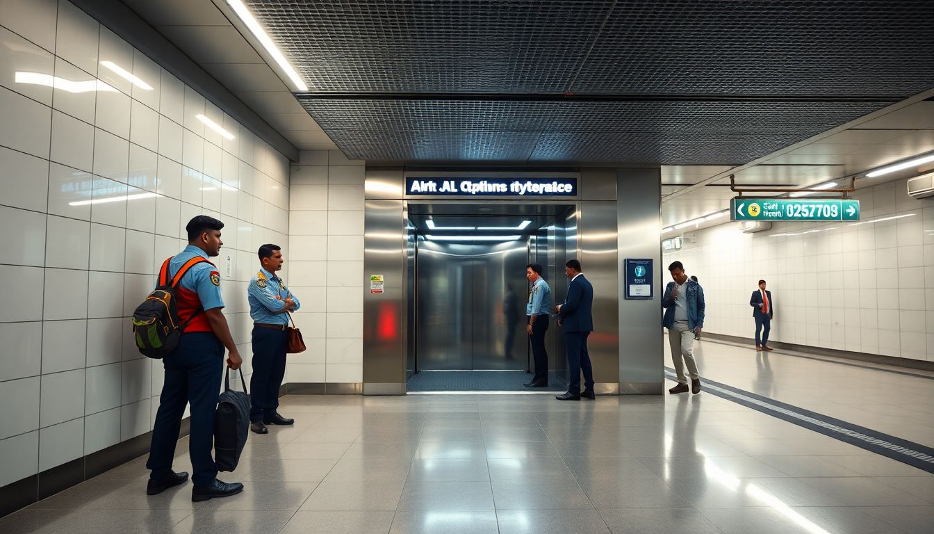 Six Rescued After Lift Stalls at Churchgate Metro Station