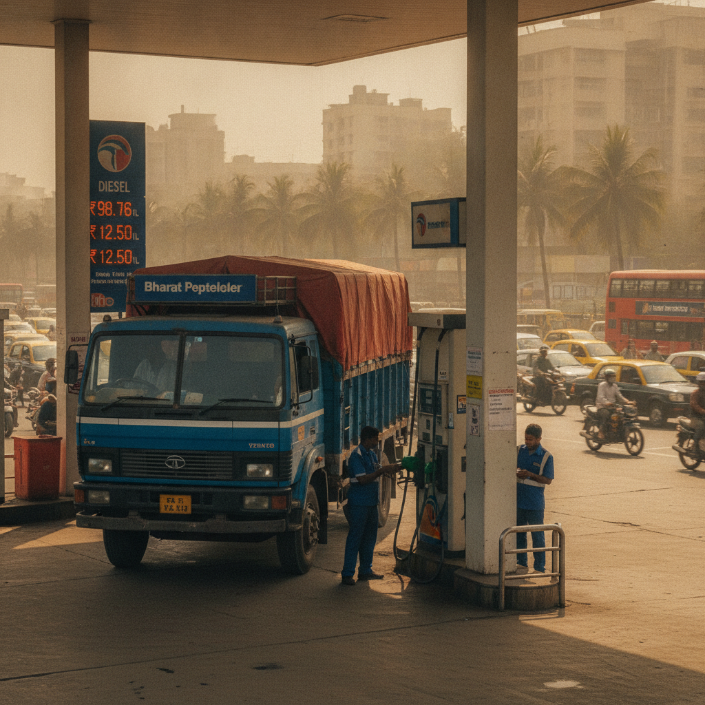 Mumbai Retail Diesel Sales Restricted to 200 Litres Per Vehicle Daily