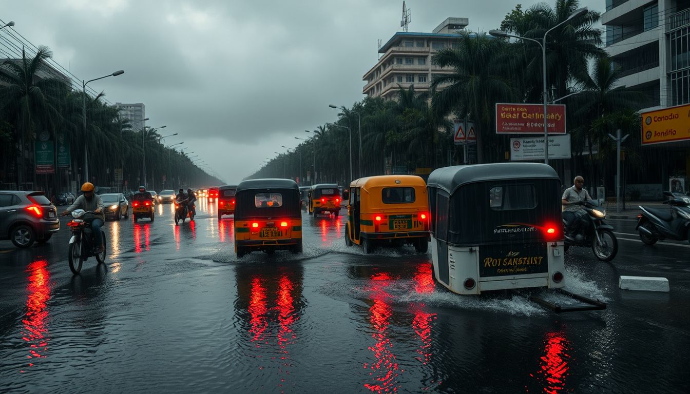 Heavy Rains and Orange Alert Disrupt Traffic and Trains in Thane and Mumbai