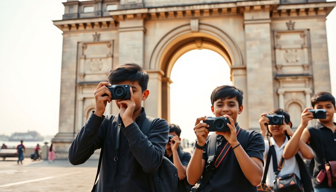 BMC and Government School Students Showcase South Mumbai Photos on Photography Day