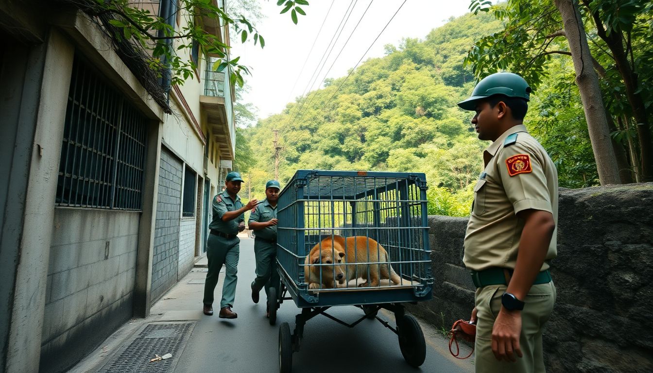 Three Macaques Trapped in Bhandup After Attacking 25 Residents Over Two Months