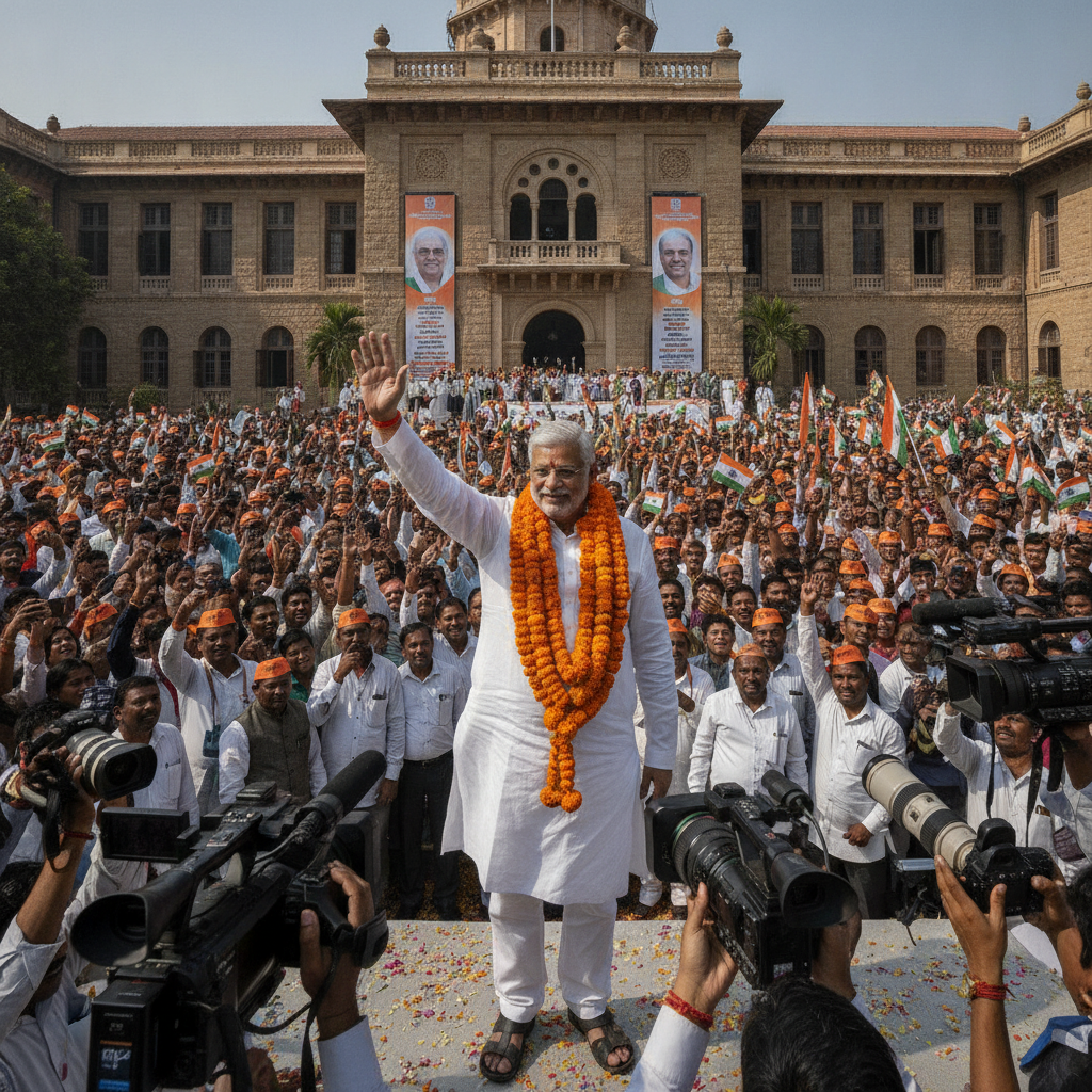 BJP Rebel Gokul Gite Defeats Shiv Sena's Narendra Darade in Nashik MLC Election