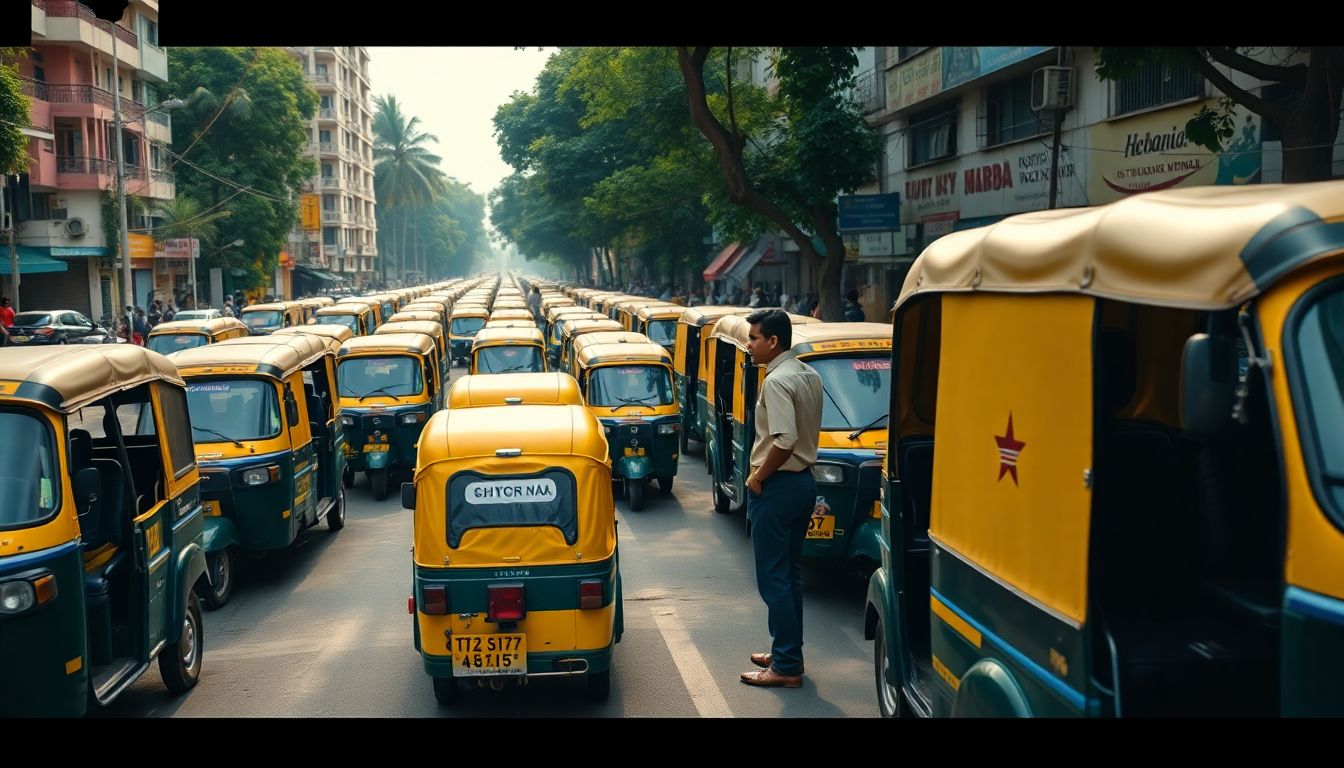 Mumbai Autorickshaw Drivers Launch Three-Day Strike Over Marathi Language Mandate