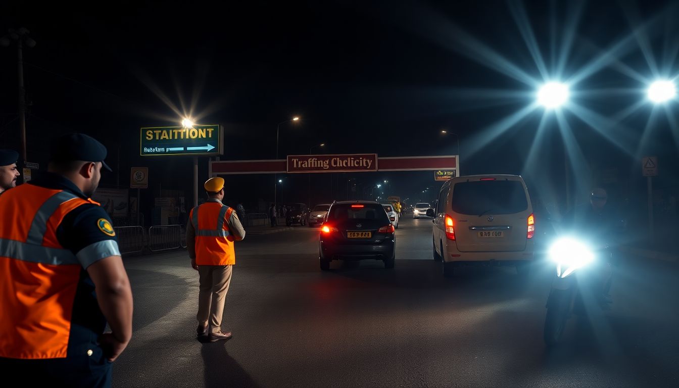 Mumbai Traffic Police Penalise 1,394 Vehicles in 'Dazzling Light' Drive