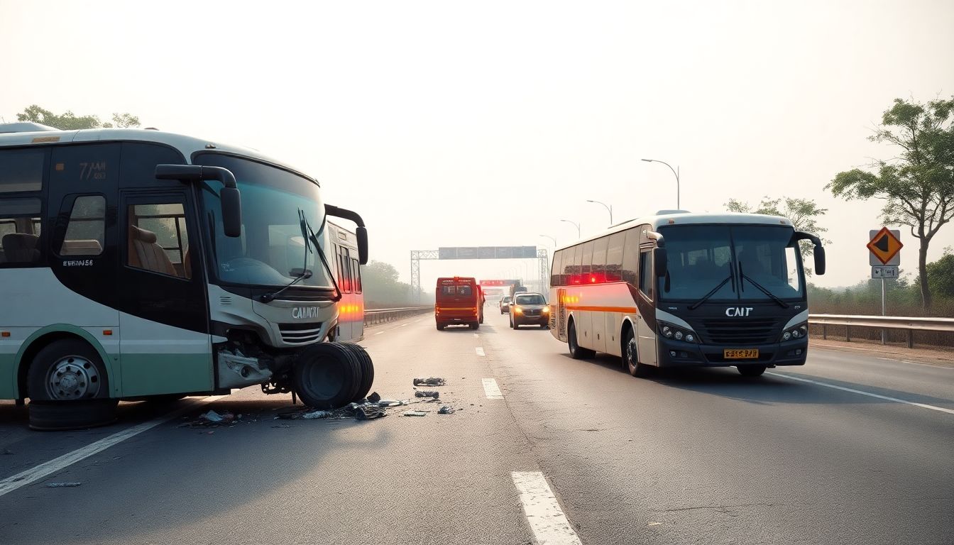 Two Buses Collide Near Zharivinayak Temple in Ratnagiri, Children Injured