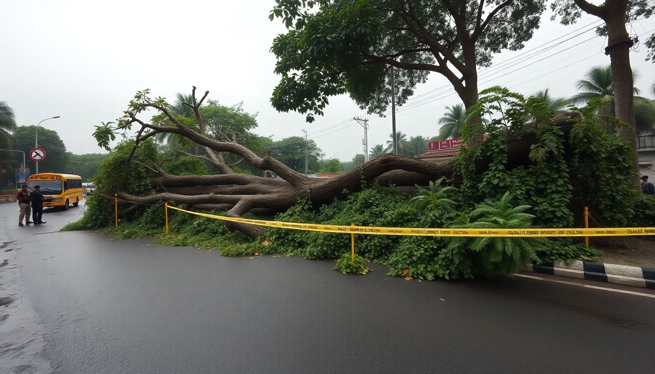 11-year-old boy killed after tree collapses onto school bus in Chembur