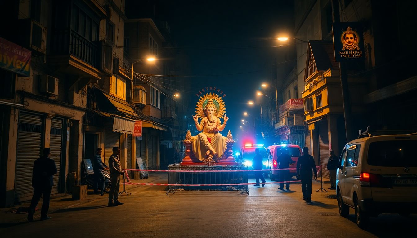 Two Dead, Five Injured as Ganesh Idol Falls During Procession in Bhuleshwar