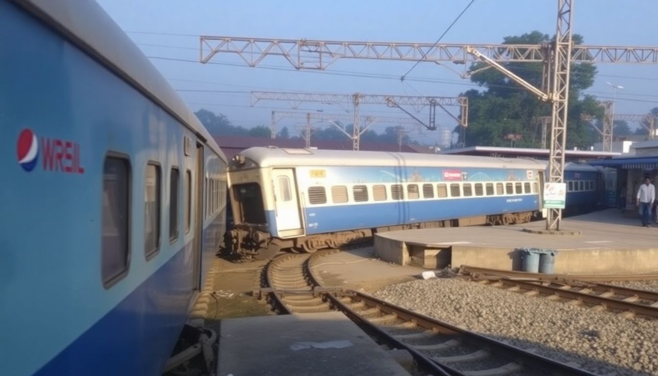 Virar-Bharuch MEMU Derails at Bhilad Station, Western Railway Trains Delayed