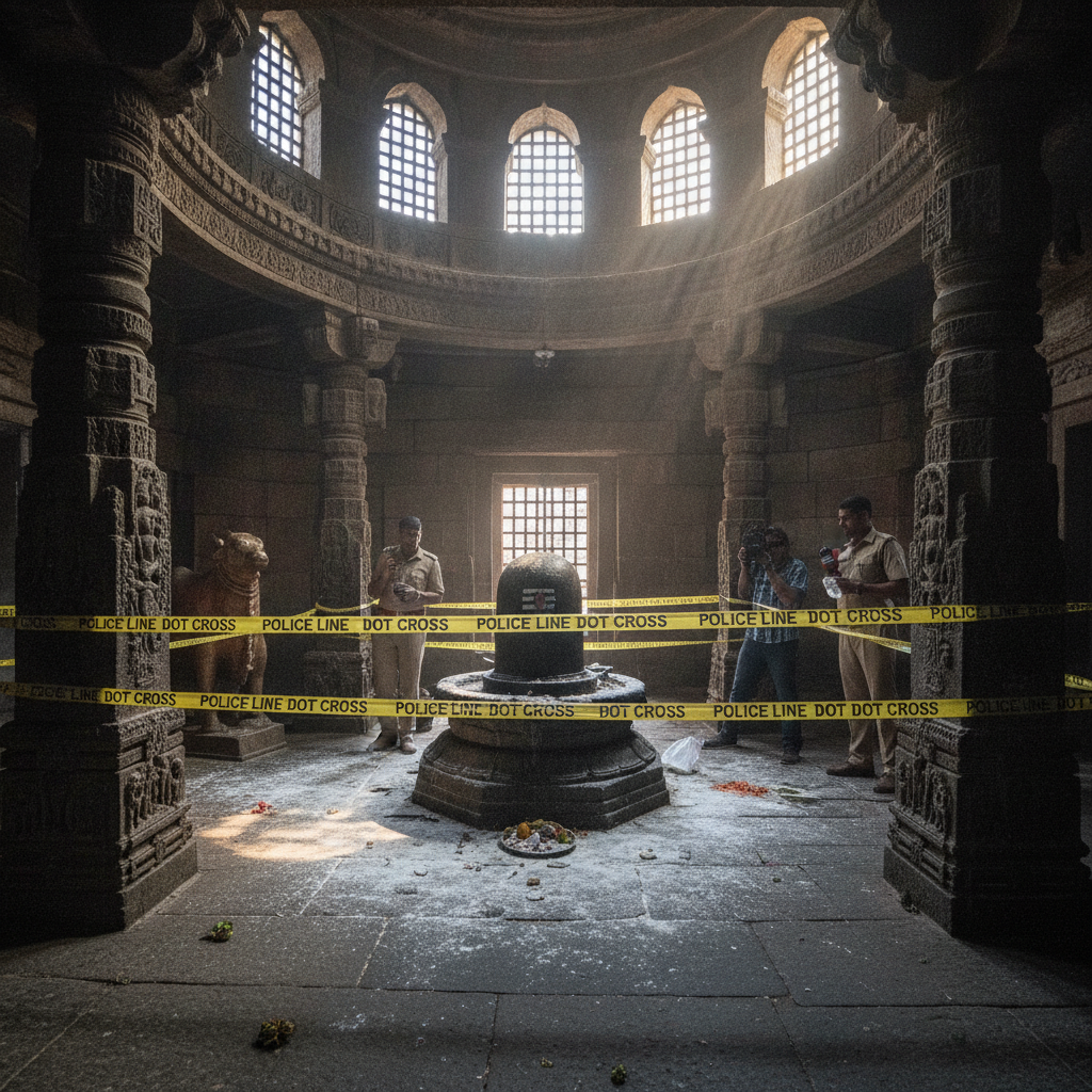 Thieves Steal 11-kg Silver Mask and Cladding From Vireshwar Temple in Upper Khopoli
