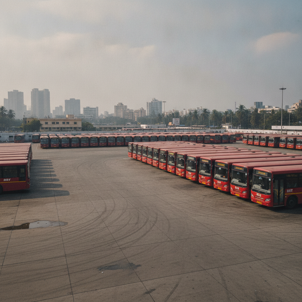 No BEST Buses Run on Day 2 of Mumbai Strike, Special Services Set for NEET Students