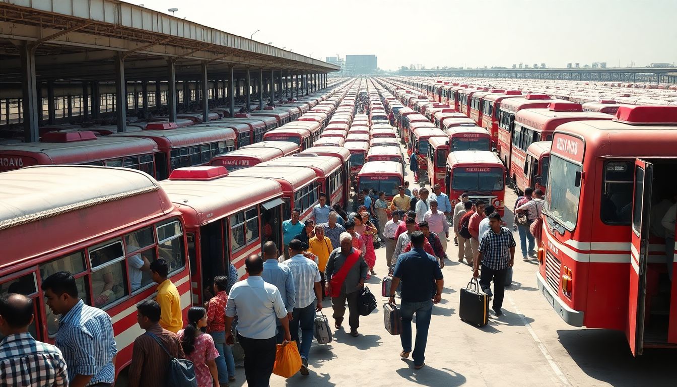 MSRTC Reserves 684 Buses Across Thane Depots for Konkan Ganeshotsav Rush