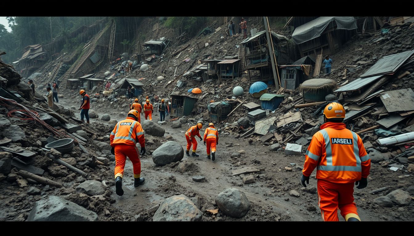 Sakinaka Landslide Search Enters Day Two as Seven Dead and Two Trapped